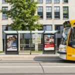 Wartehalle Metropole in Erfurt mit City Light Vitrine