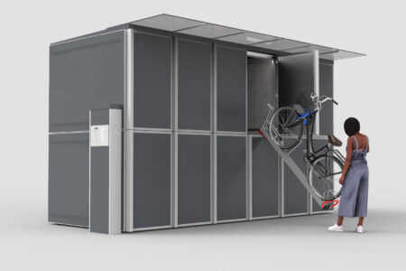 Bike Hotel mit Terminal