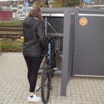 Fahrradbox Bike Hotel Anwendung