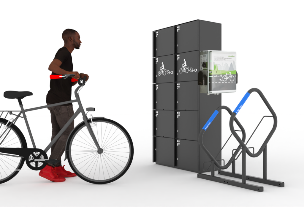 E-Bike-Ladestation hochwertig und modular erweiterbar