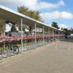 Fahrradüberdachung Economy Doppelstockparker