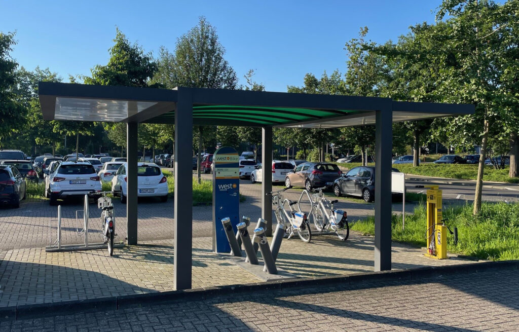 WestVerkehr Mobilstation in Heinsberg mit Tectum, Prisma® und Reparaturstation