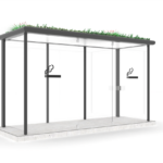 Standard RX 2.0 R10.102 Rendering R10 mit Dachbegrünung und Klarglas