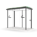 Standard RX 2.0 R6.100 Rendering R6 mit Dachbegrünung und Klarglas