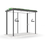 Standard RX 2.0 R6.102 Rendering R6 mit Dachbegrünung und Klarglas