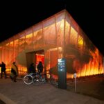 Terminal steuert Zugang im Fahrradparkhaus Bedburg © Hannes Keßler, Stadt Bedburg